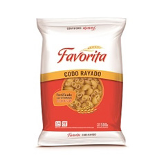 FAVORITA CODO RAYADO 500 G