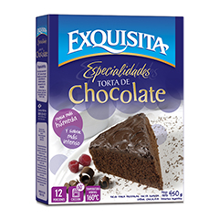 Polvo P/Bizcochuelo Exquisita Chocolate 450 Grs