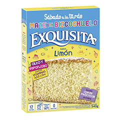 Bizcochuelo Exquisita Limon 540 Grs