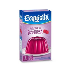 Gelatina Exquisita Frambuesa x 70 Gr.