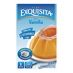 Flan Exquisita Vainilla 60 Grs