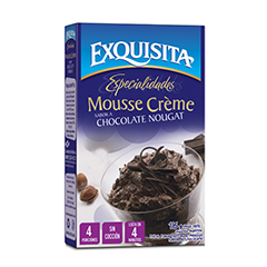 MOUSSE EXQUISITA CHOCOLATE NOUGAT 115G