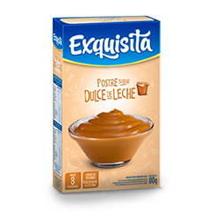 POSTRE EXQUISITA DULCE DE LECHE 80G