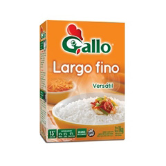 GALLO ARROZ LARGO FINO BOLSA X 1KG
