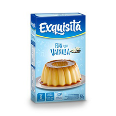 FLAN EXQUISITA VAINILLA 80G