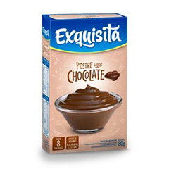 Postre Exquisita Chocolate x 80 Gr.