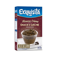 Mousse Créme Exquisita Dulce De Leche Granizado x 95 Gr.