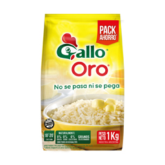 ARROZ GALLO ORO X 1KG BOLSA