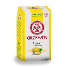 YERBA MATE CRUZ DE MALTA LIMON 500G