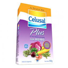 Sal Fina Plus Con Hierro En Estuche Celusal 500 Gr