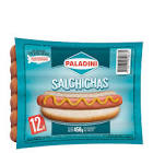 Salchichas Paladini tipo viena sin piel pasteurizadas x 12 u