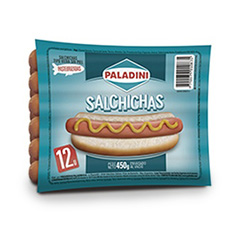 SALCHICHAS PALADINI X 12 UNID.