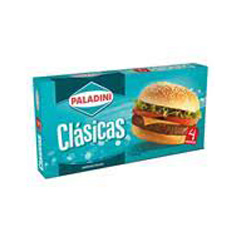 Hamburguesas Clasicas X 4Unidades  Paladini_Hamburguesas Clasicas X 4Unidades Paladini