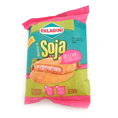 Milanesa de Soja Rellenas de Jamón y Queso Paladini x 190 g