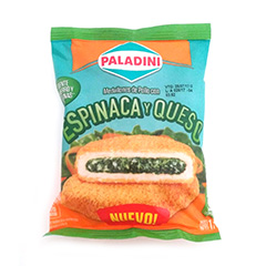 Milanesa de Soja Rellenas de Espinaca y Queso Paladini x 190 g