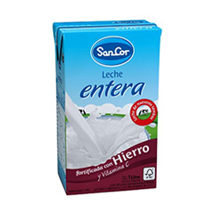 LECHE SANCOR ENT. C/HIERRO UAT