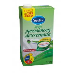 LECHE SANCOR DESCREMADA LARGA VIDA  CAJA 1L