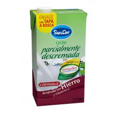 LECHE SANCOR DESC. C/HIERRO L/V X 1LT TAMBOS