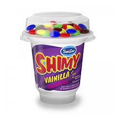 Postre Shimy Vainilla Con Confites x 120 Gr.