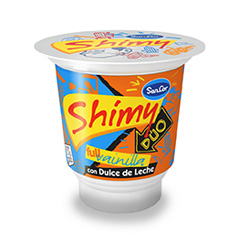 Postre Shimy Vainilla Con Dulce De Leche x 120 Gr.