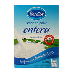 LECHE POLVO SANCOR ENTERA 800