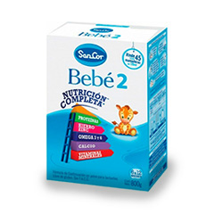 Leche En Polvo Sancor Bebé 2 Caja 800 Grs