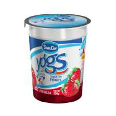 Yogur Yogs Frutado Frutilla X 190G