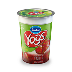 Yogur Yogs Sancor C/ Frutilla Light x 180 g