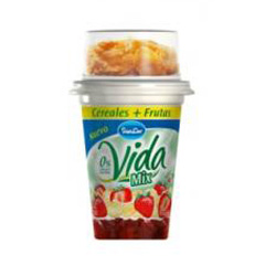 YOGUR SANCOR VIDA FRUTILLA MIX C/CEREAL 170 GR