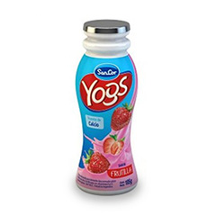 Yogur Yogs Sancor Bebible Frutilla x 185 g
