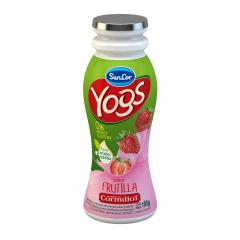 SANCOR YOGS BOT. LIGHT FRUT. 185G