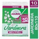 Bolsas para residuos Asurin jardineria x 10 u. 80x110 cm.