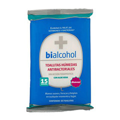 Toallas Antibacterial Para Manos Bialcohol 15 Un