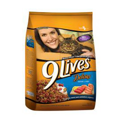 Alimento Para Mascotas Salom Y Atun 9 Lives 500 Gr