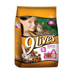 Alimento Para Gatos Carne Y Leche 9 Lives 1 Kg