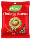 Pimienta blanca en grano Alicante La Virginia x 25 gr.