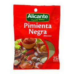 PIMIENTA NEGRA MOLIDA ALIC/25G