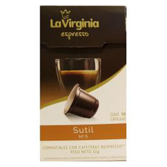 CAFE LA VIRGINIA ESPRESSO SUTIL CAP. 52G