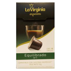 CAFE LA VIRGINIA ESPRESSO EQUIL. CAP. 52G