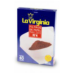 FILTRO PAPEL NUM4 VIRGINIA 40U