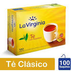 CAJA DE TE LA VIRGINIA 100 SAQUITOS.