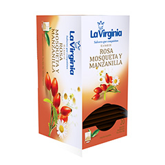 Té  Rosa Mosqueta y Manzanilla La Virginia x 20 Saquitos.