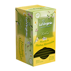 Té Hierbas Mezcla de Hierbas Alimonadas La Virginia x 25 Saquitos.