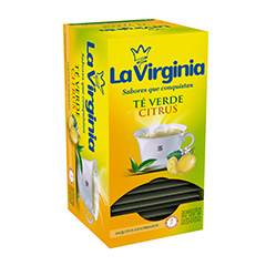Té Verde Citrus La Virginia x 20 Saquitos.