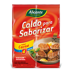 Caldo Alicante Carne En Sobres 4 U