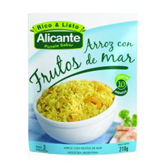 Arroz Alicante Frutos Del Mar 210 Grs
