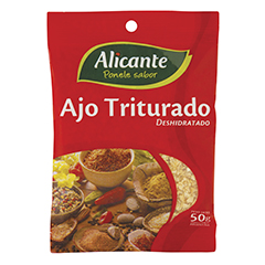 Ajo Triturado Deshidratado Alicante x 50 Gr.
