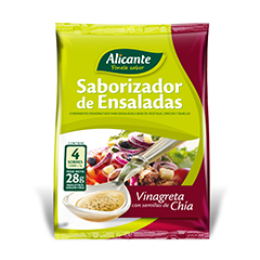 Saborizante Para Ensaladas Vinagreta Y Chia X 4