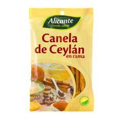 CANELA EN RAMA ALICANTE DE CEYLAN 20 GR