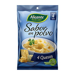 ALICANTE EN POLVO 4 QUESOS 7.5